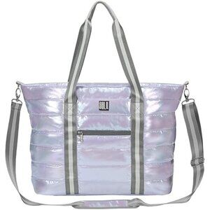 Women Tote Bag Large Quilted Shoulder Weekender Bag for Gym, Work and Travel